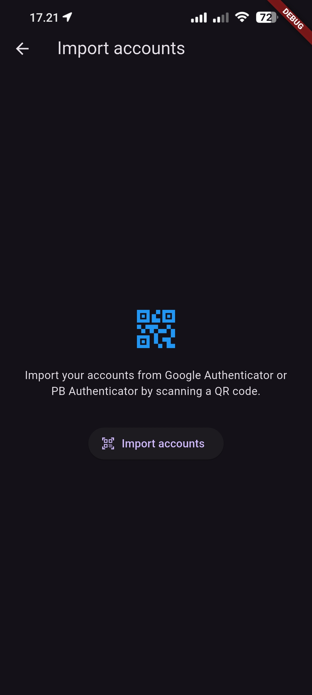 Import Accounts